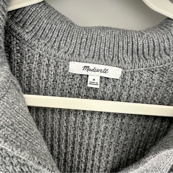 Madewell Waffle-Knit Henley Sweater - Picture 5 of 6